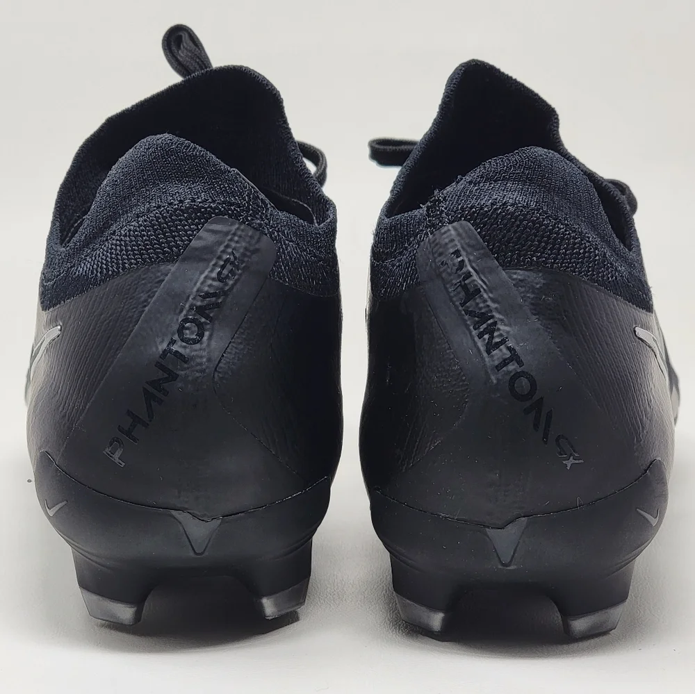 Nike Phantom GX II Pro FG Black Grey Cleats FJ2563-001 Men Size 6.5 Soccer New
